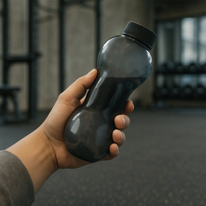Dumbbell Water Bottle Gym Water Bottle Use For School , Gym , Office Use (550 ml)
