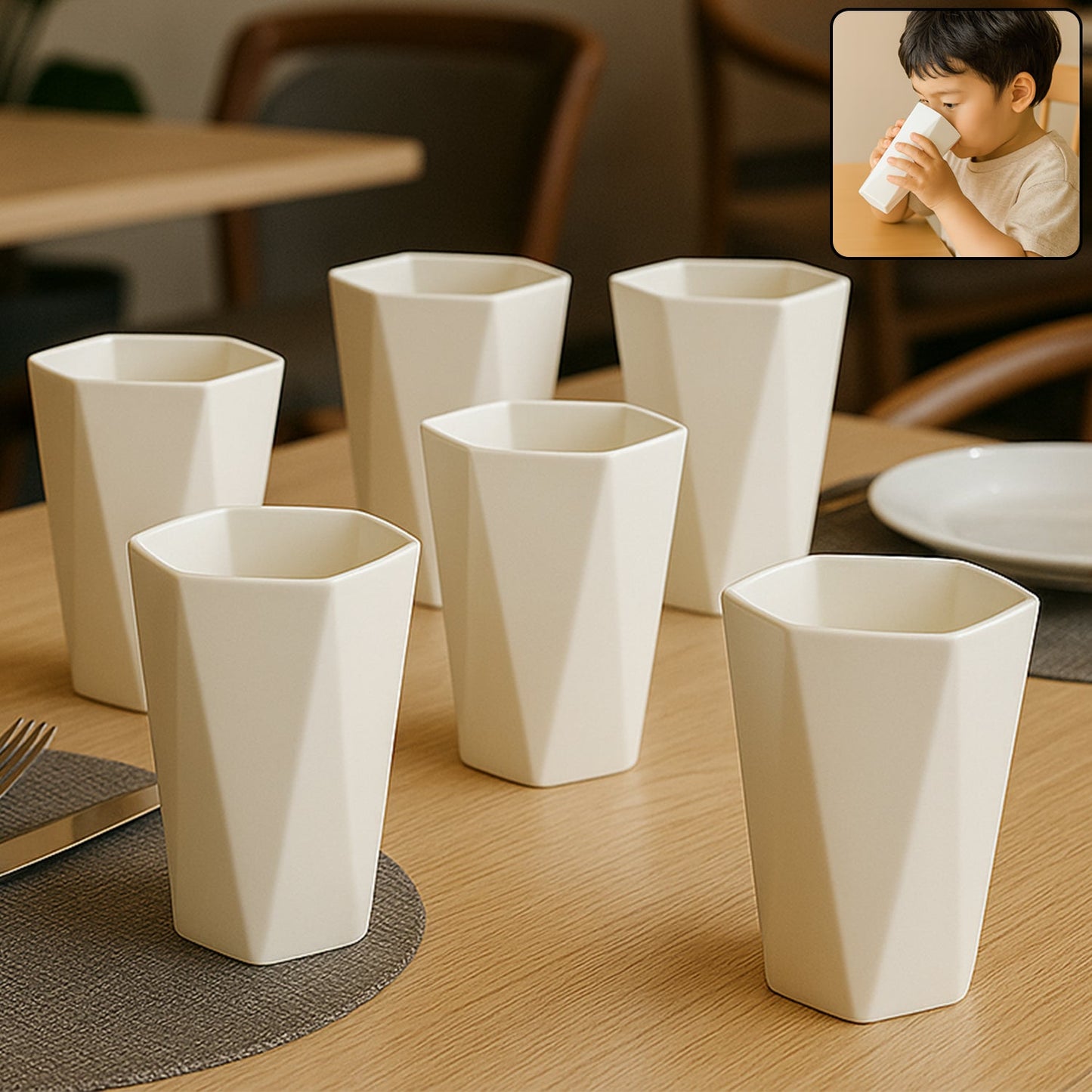 Household Plastic Glass Set