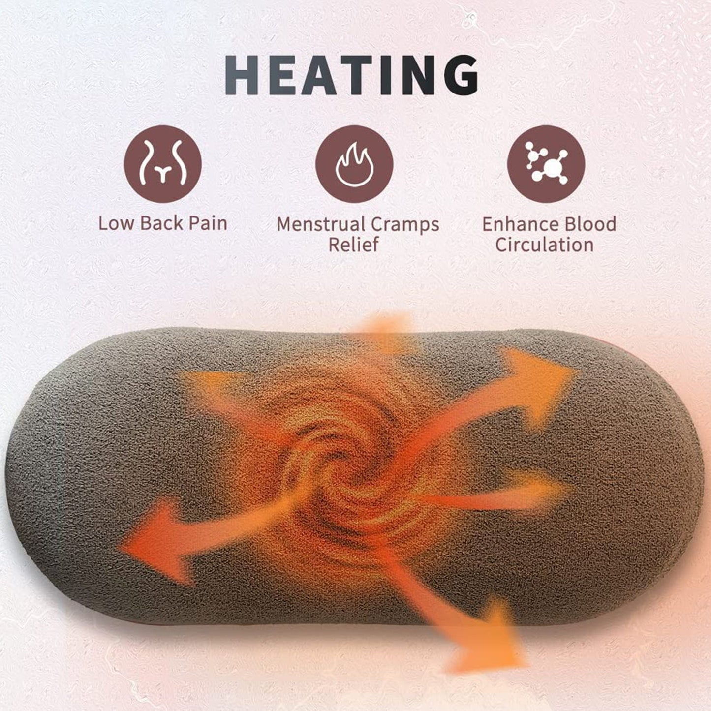 Rechargeable Smart Warm Palace Belt, Period Massager (1 Pc)